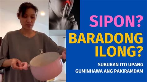 baradong ilong home remedy